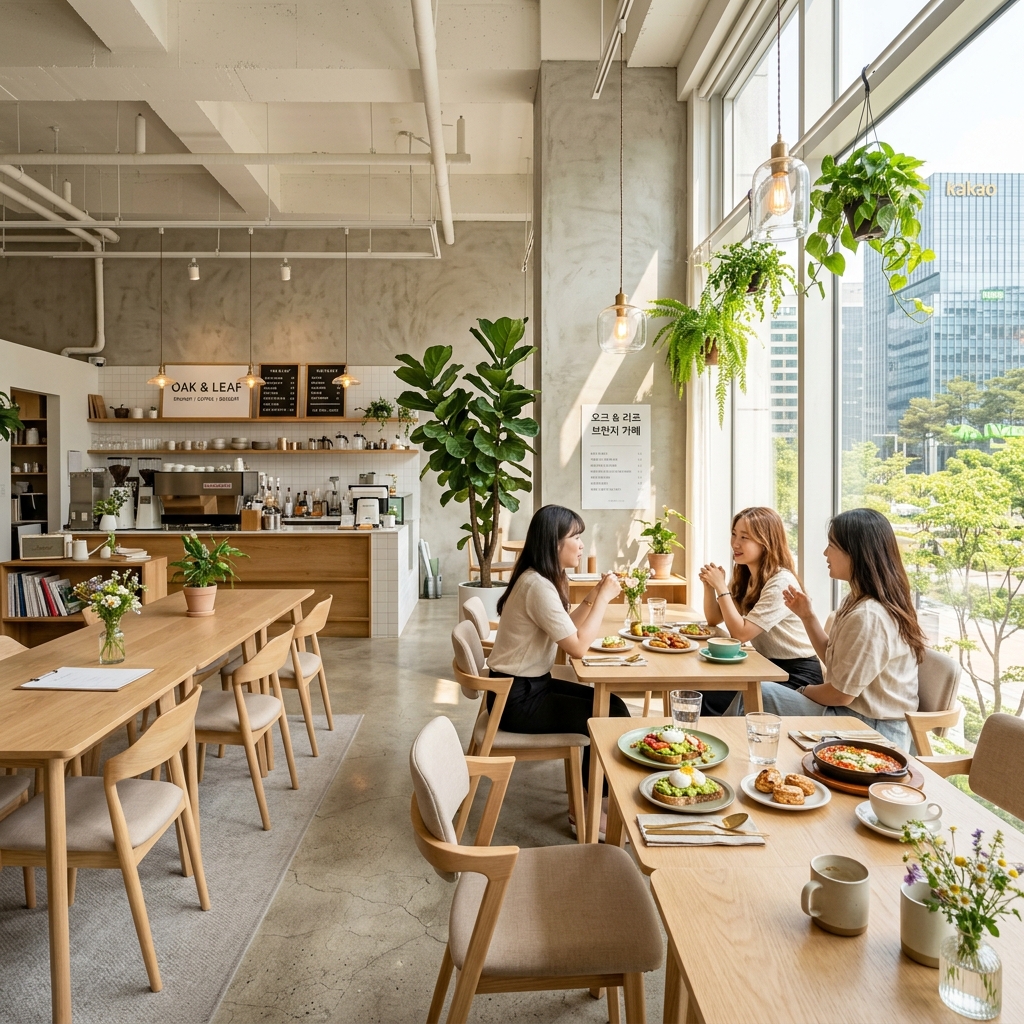 권리금 없음, 판교 테크노밸리 오피스 상권 브런치 카페
